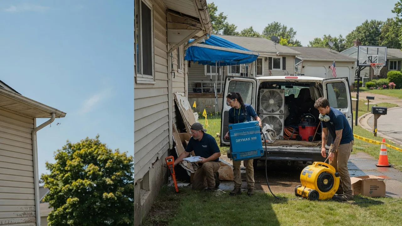 Ceiling Leak Cleanup in Dysart, PA near me